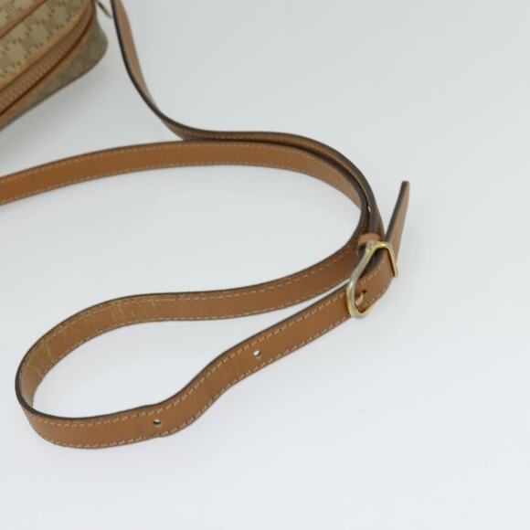 CELINE Macadam Canvas Shoulder Bag Pvc Beige Gold - Picture 7 of 12